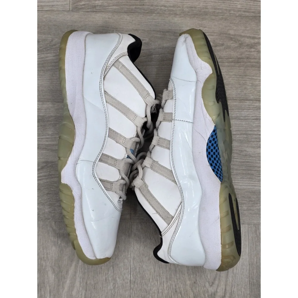 Nike Air Jordan 11 Low White Legend Blue Men's Size 12 Retro Sneakers AV2187-117